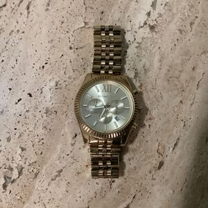 Fantasy jewelry gold watch